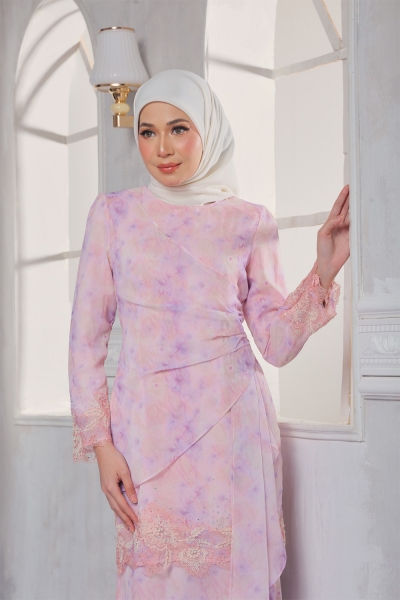 Kurung Nayla Mom - Pink